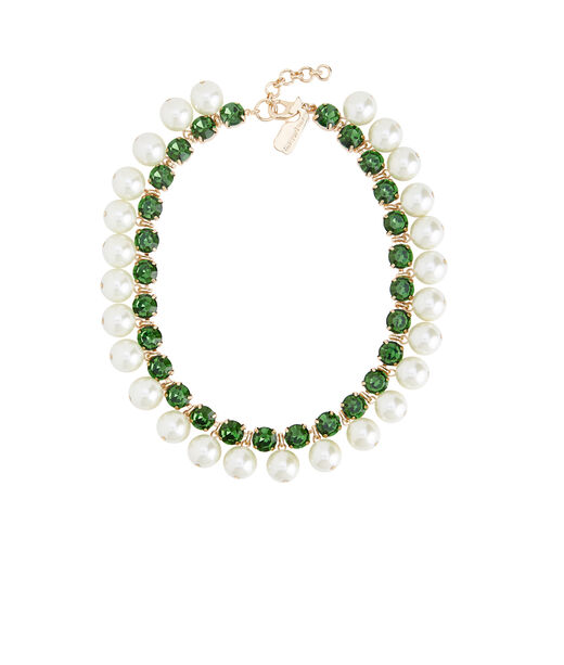 Emerald Pearl Necklace