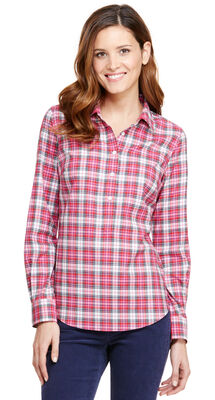 Cotton Cashmere Plaid Popover