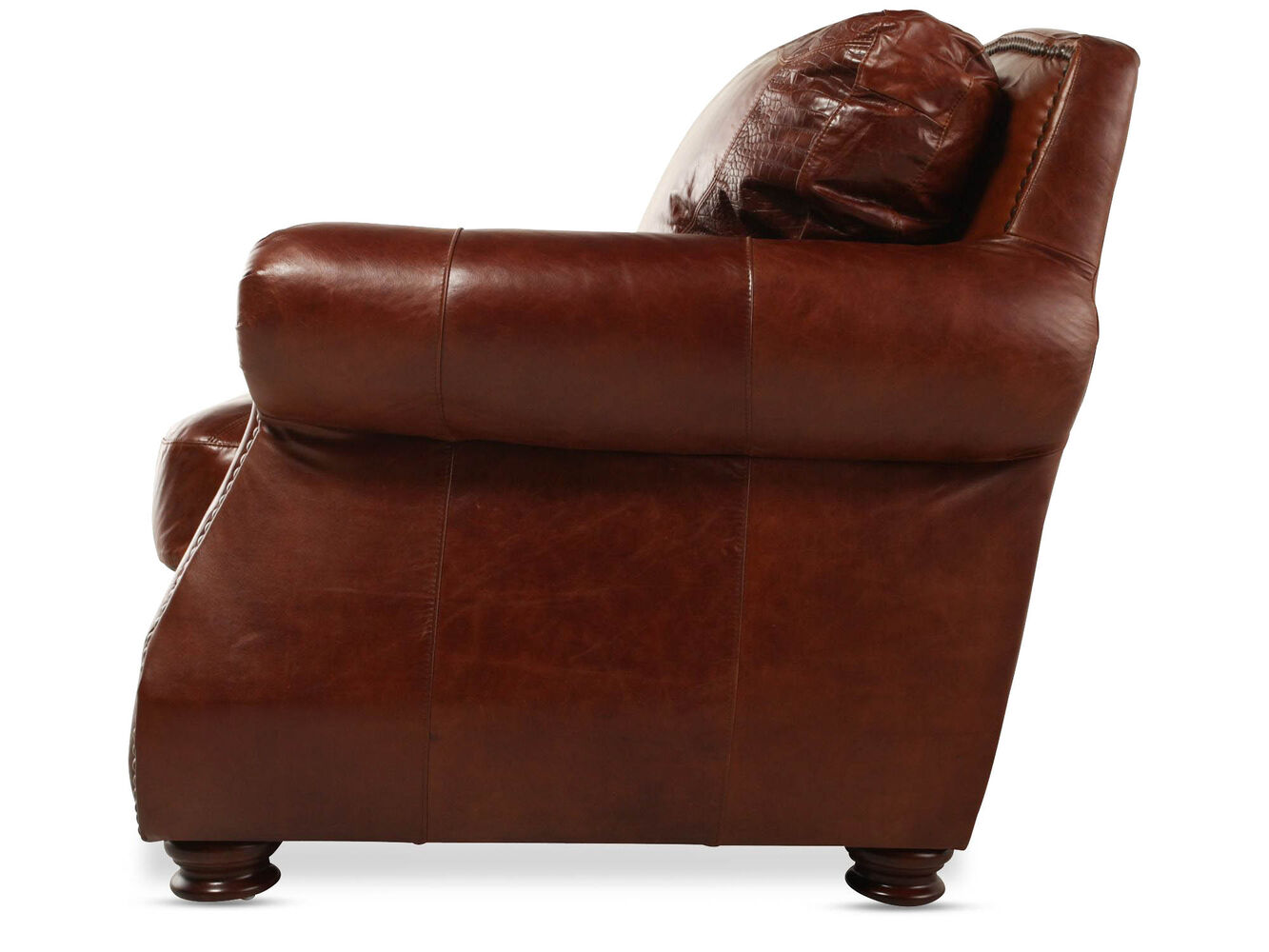 USA Leather Brandy Chair Mathis Brothers Furniture