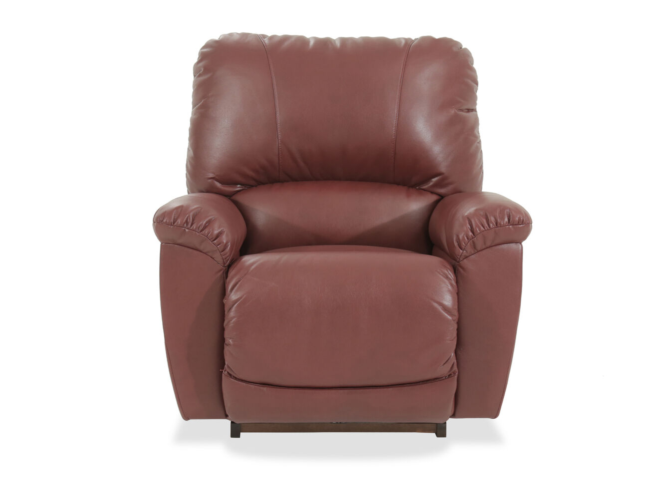 LaZBoy Tyler Red Rocker Recliner Mathis Brothers Furniture