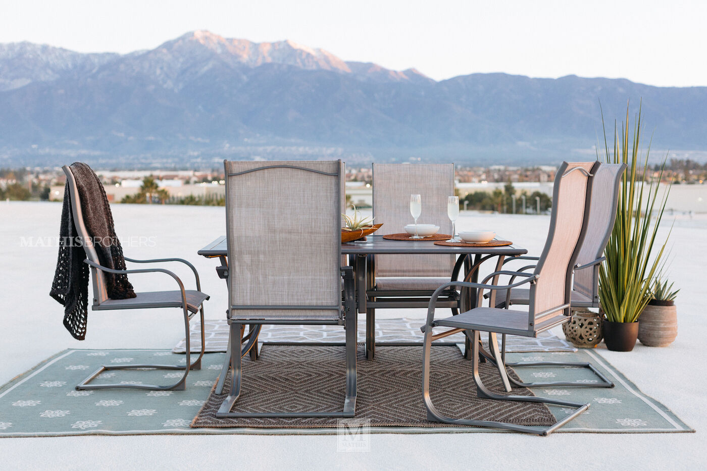 World Source Paulinus Patio Dining Set | Mathis Brothers ...