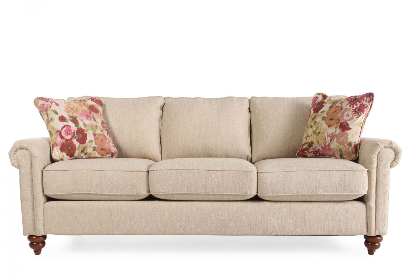 La Z Boy Leighton Sandstone Sofa Mathis Brothers Furniture