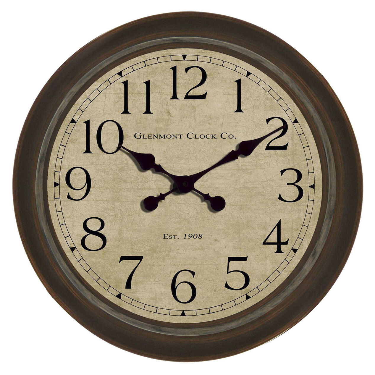 30-in Large Bronze Glenmont Clock - At Home