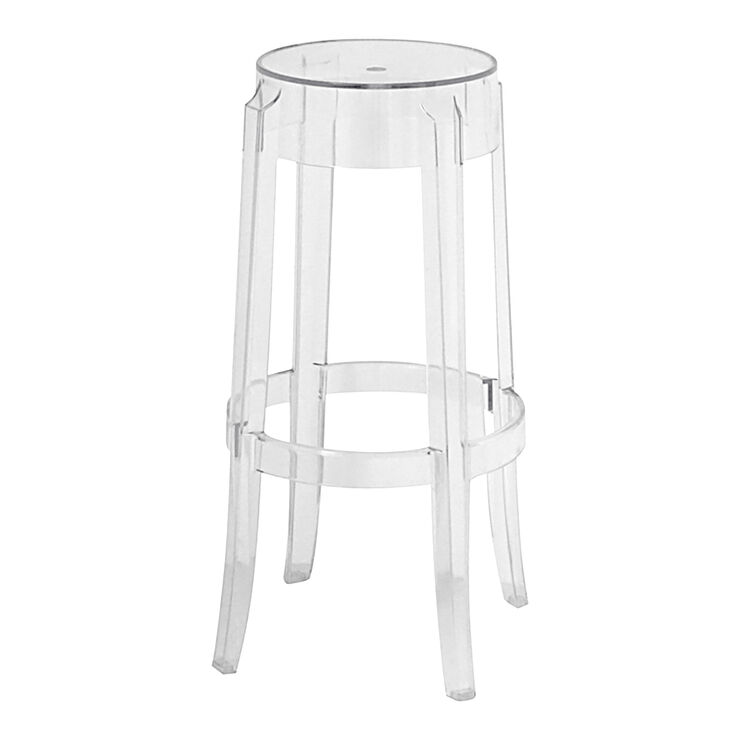 Clear Ghost Bar Stool - At Home Clear Ghost Bar Stool - Clear Ghost Bar Stool - At Home