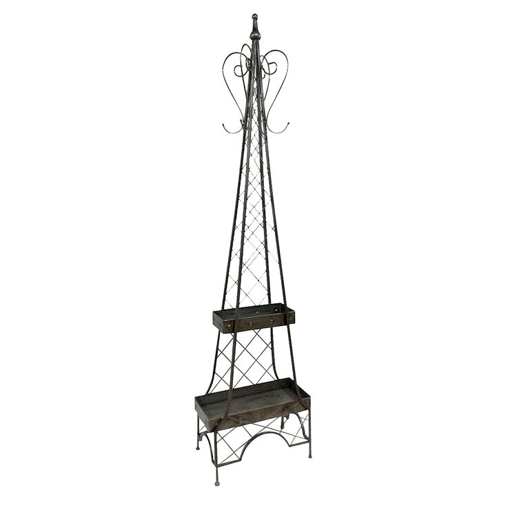 Clothing Rack Install Without Tool Closet Organizer Image For Metal Coat Rack 4 Hook Qty 6 From Safco Products