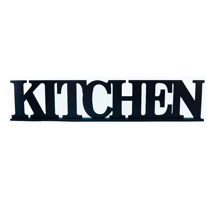 35.5 x 10 "Kitchen" Word on Base Kitchen words, At home store, Home accents