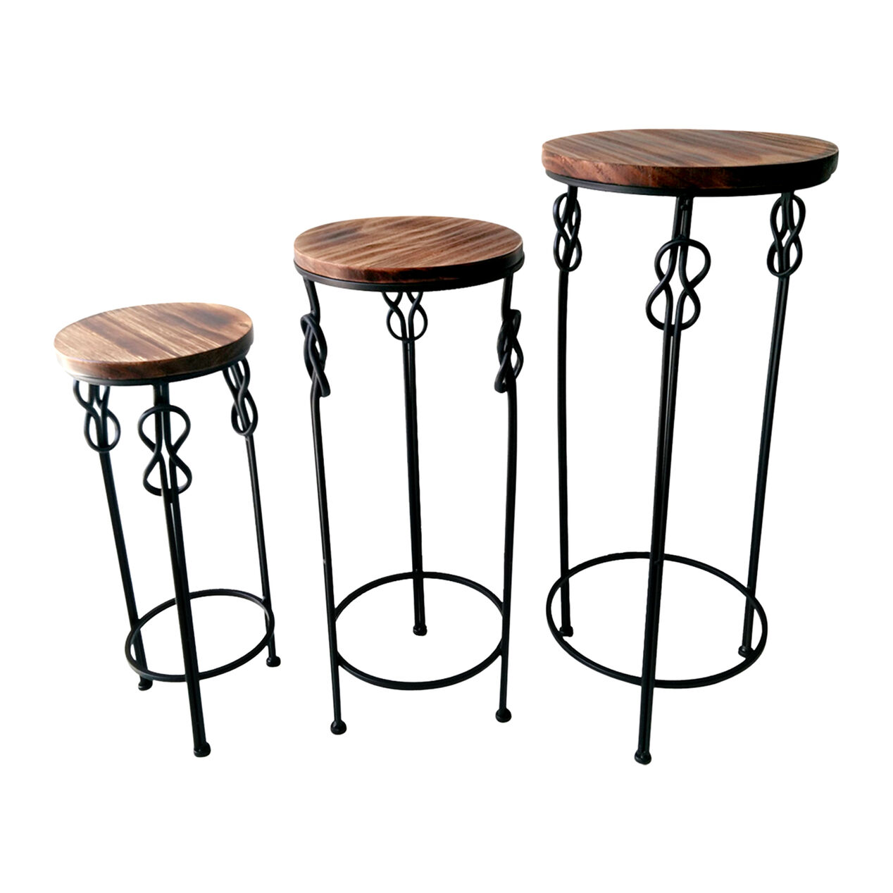 Small Round Accent Table | small round wood steel knot accent table at home Small Round Accent Table | small round wood steel knot accent table at home