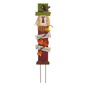 Scarecrow Autumn Stake - 32-inch