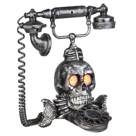 Animated Victorian Skull Phone