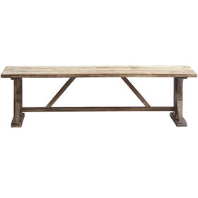 Camden Wood Trestle Bench 66-inch