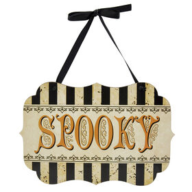 Spooky Sign Wall Decor 11-inch