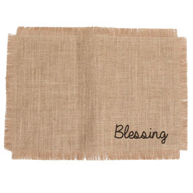 S4 Burlap Words PM Asst 13-inch x 18-inch