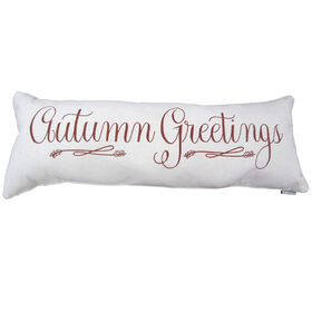 Autumn Greetings Pillow 38-inch x 14-inch