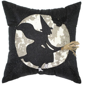 Witch on Broom 14-inch