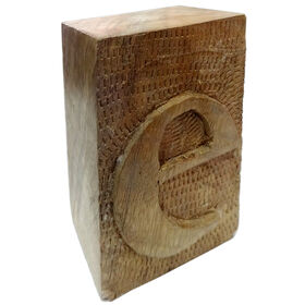 Wood Block Letter